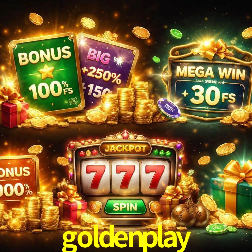 Tipos de bonos goldenplay incluyendo recompensas de bienvenida y promociones continuas